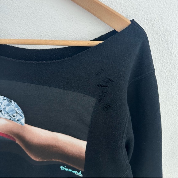 Diamond Supply Co. Off the Shoulder Sweatshirt - Picture 3 of 6